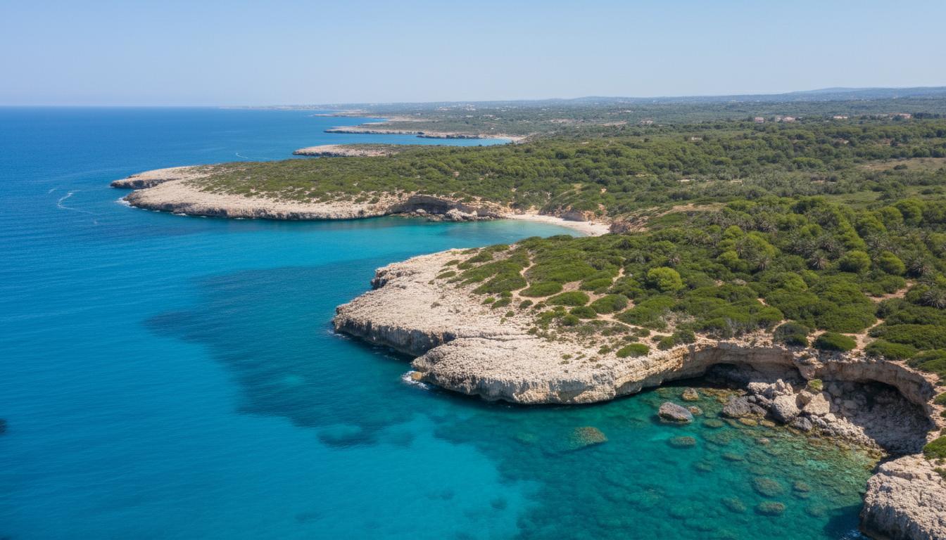 Riserva dello Zingaro vista aerea